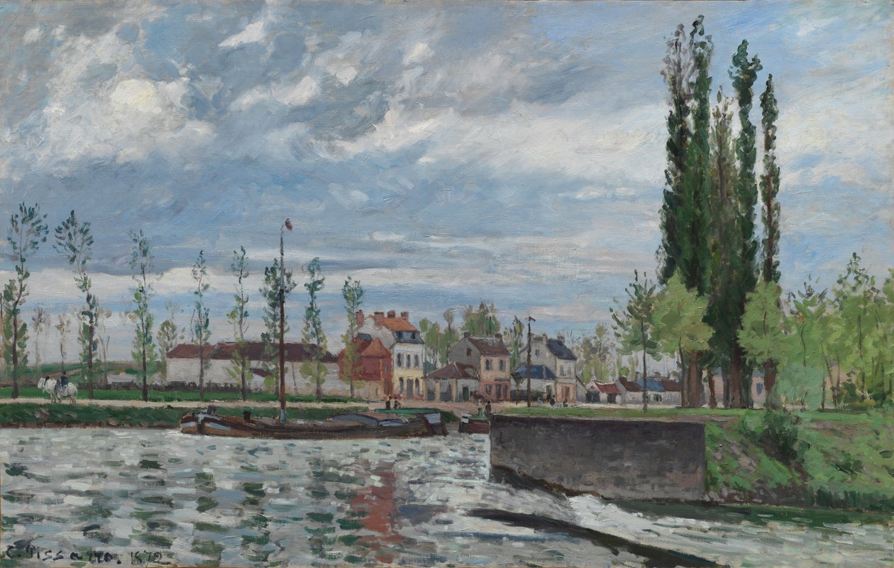 A fechadura em Pontoise de Camille Pissarro