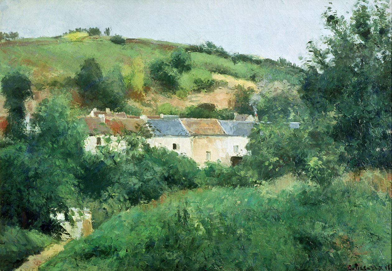O Caminho da Aldeia de Camille Jacob Pissarro