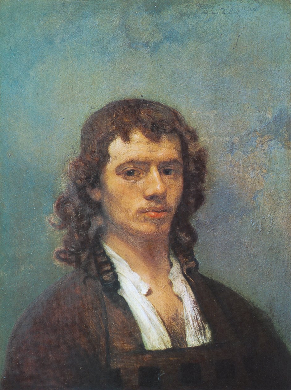 Retrato de possivelmente Carel Pietersz Fabritius de Carel Fabritius