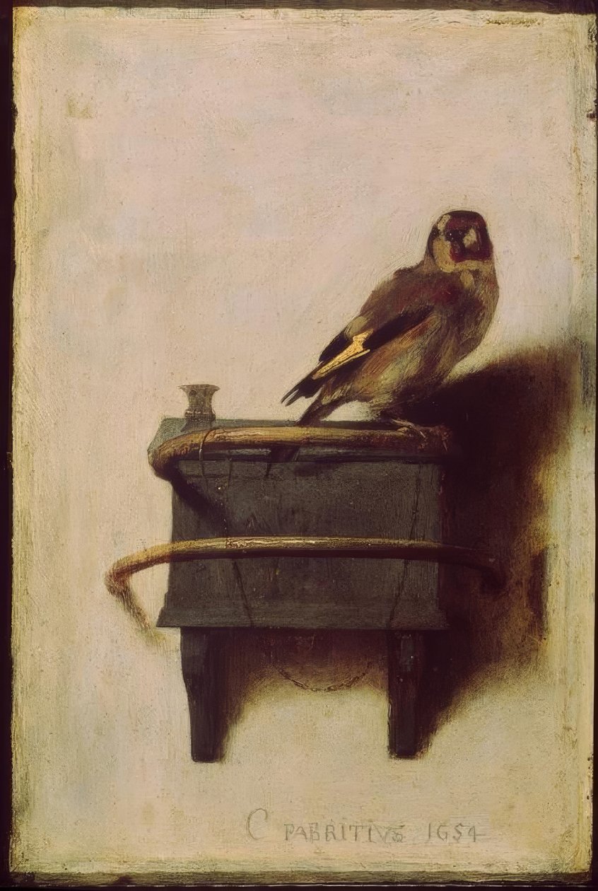 O Pintassilgo (O Pintassilgo, O Pintassilgo) de Carel Fabritius