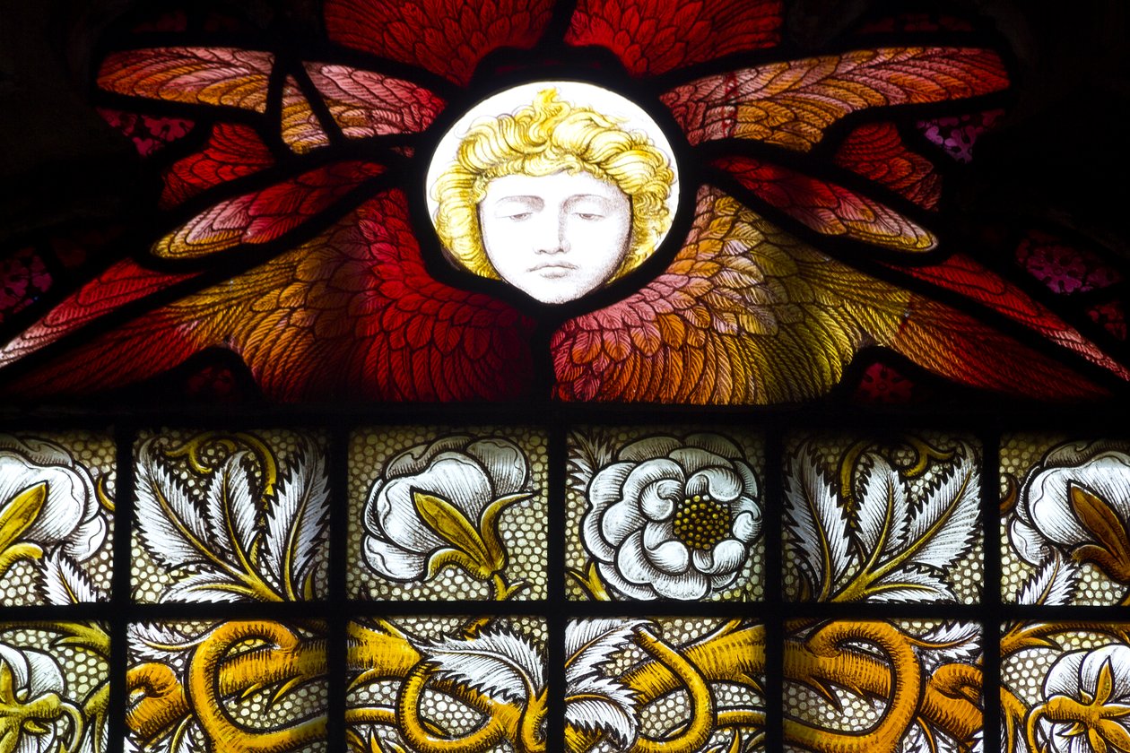 Anjo e Folhagem, 1884 de Carl Almquist