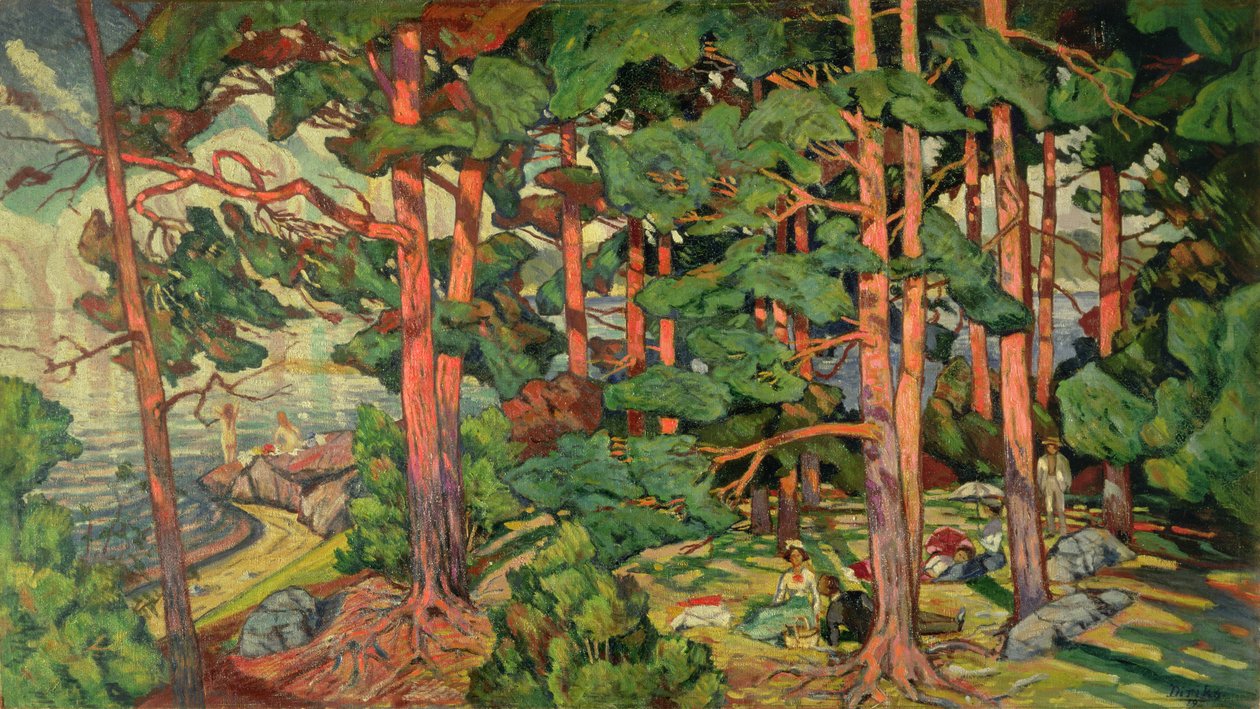 Paisagem de fulvo, 1910 de Carl Edvard Diriks