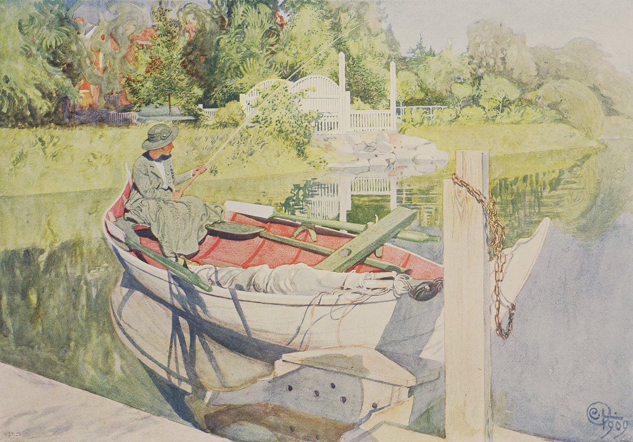 Pesca, 1909 de Carl Larsson