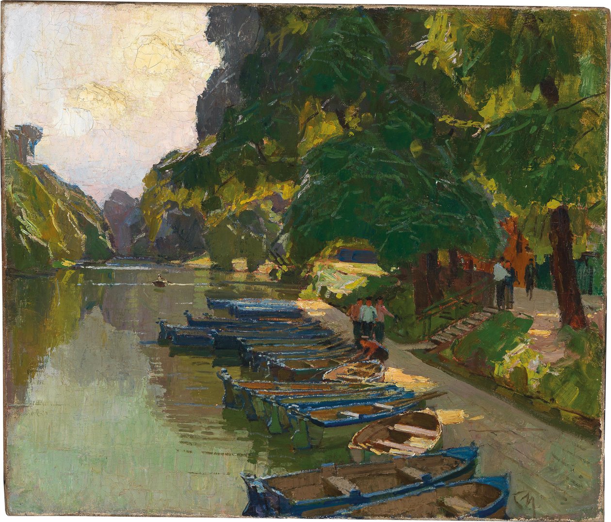 Do Vienna Prater I de Carl Moll