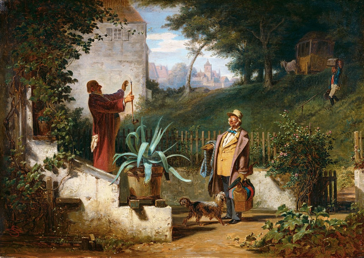 Amigos de infância de Carl Spitzweg