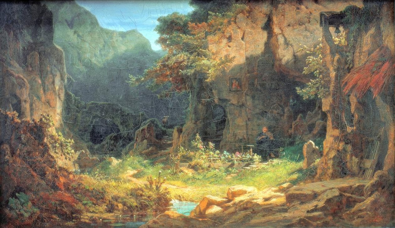 Eremita violenta de Carl Spitzweg