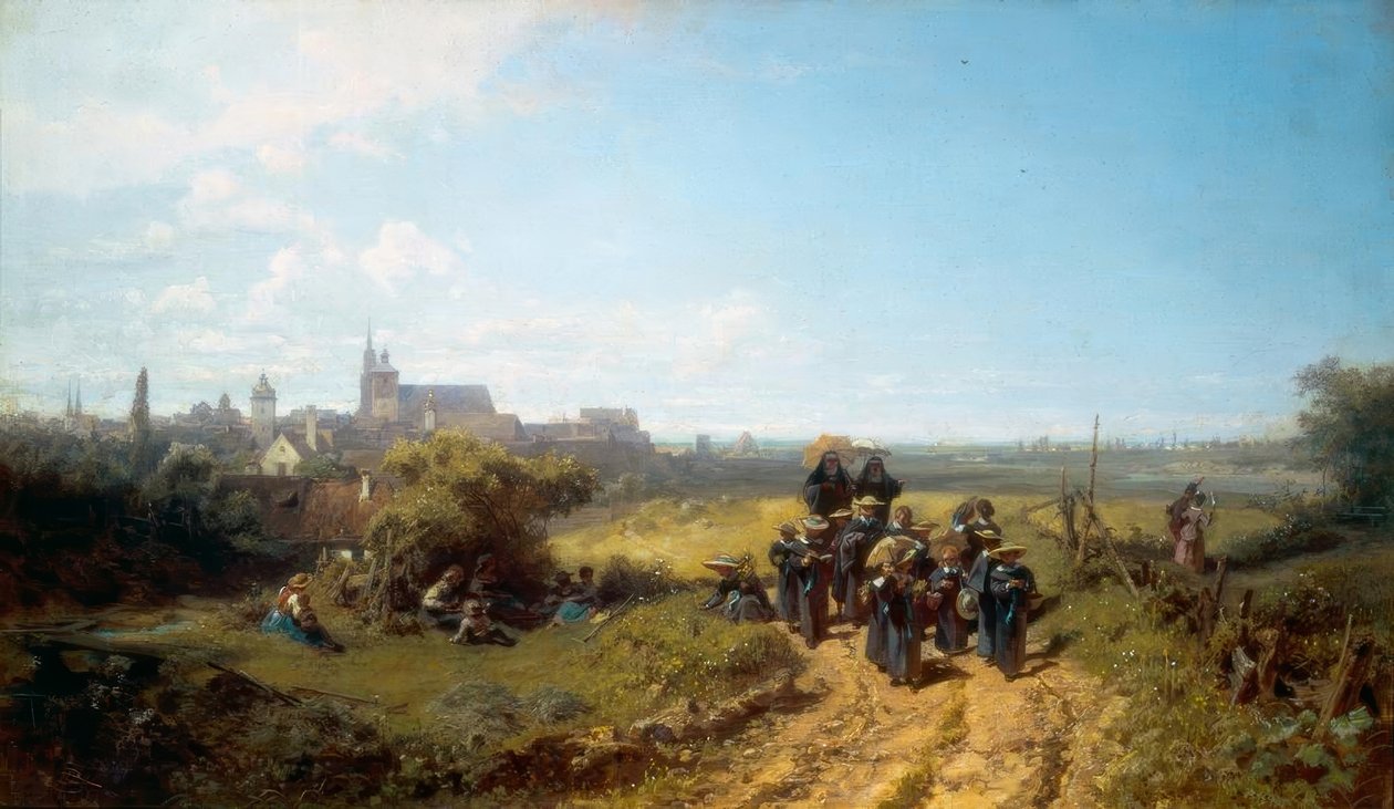 Institutsspaziergang de Carl Spitzweg