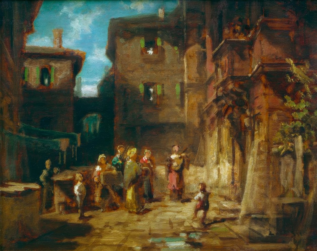 músicos de rua de Carl Spitzweg