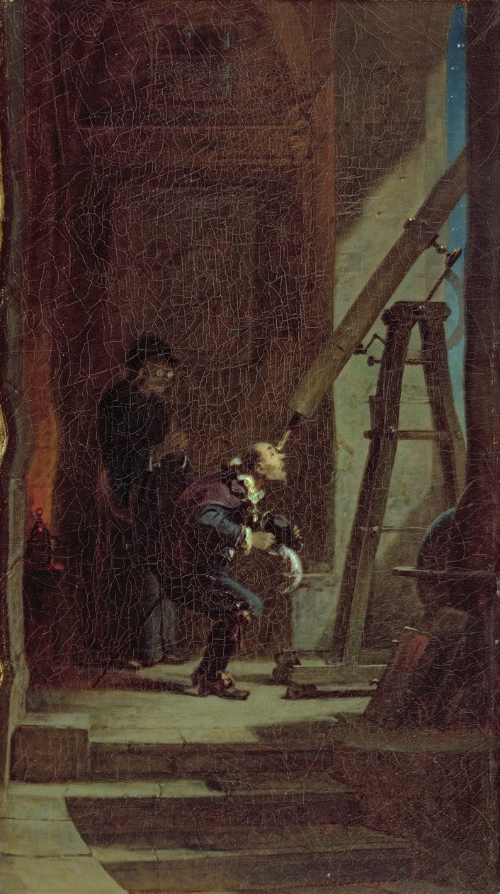 O Stargazer, c.1863 de Carl Spitzweg