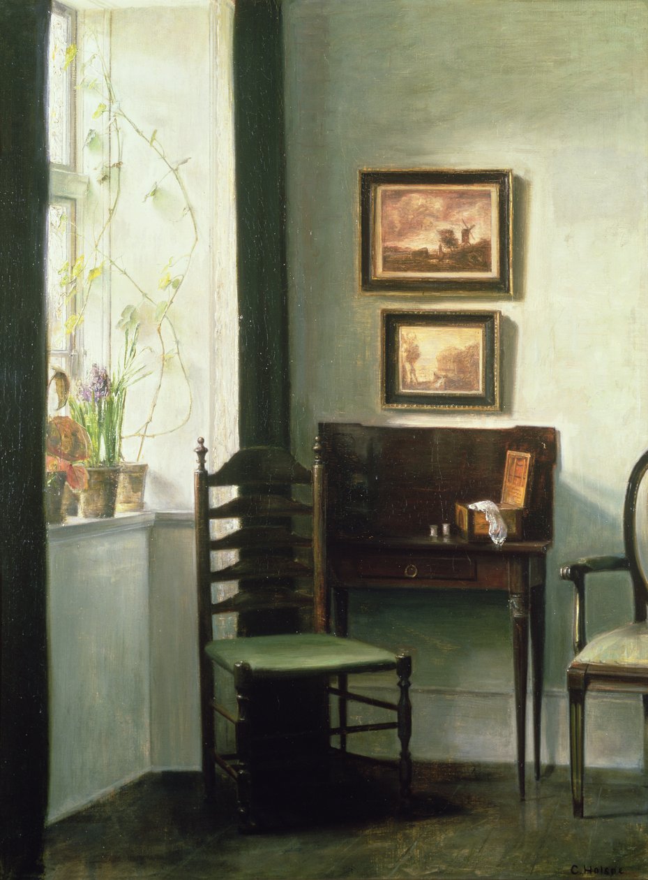 Interior iluminado pelo sol de Carl Holsoe