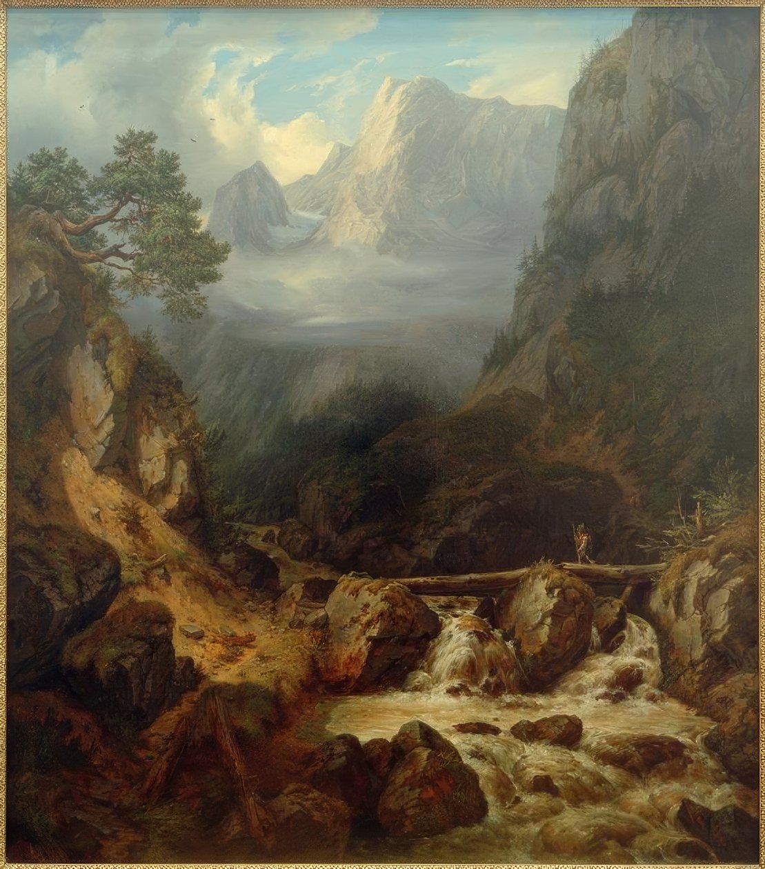 C.Morgenstern, The Waldbachstrub perto de Hallstatt de Carl Morgenstern