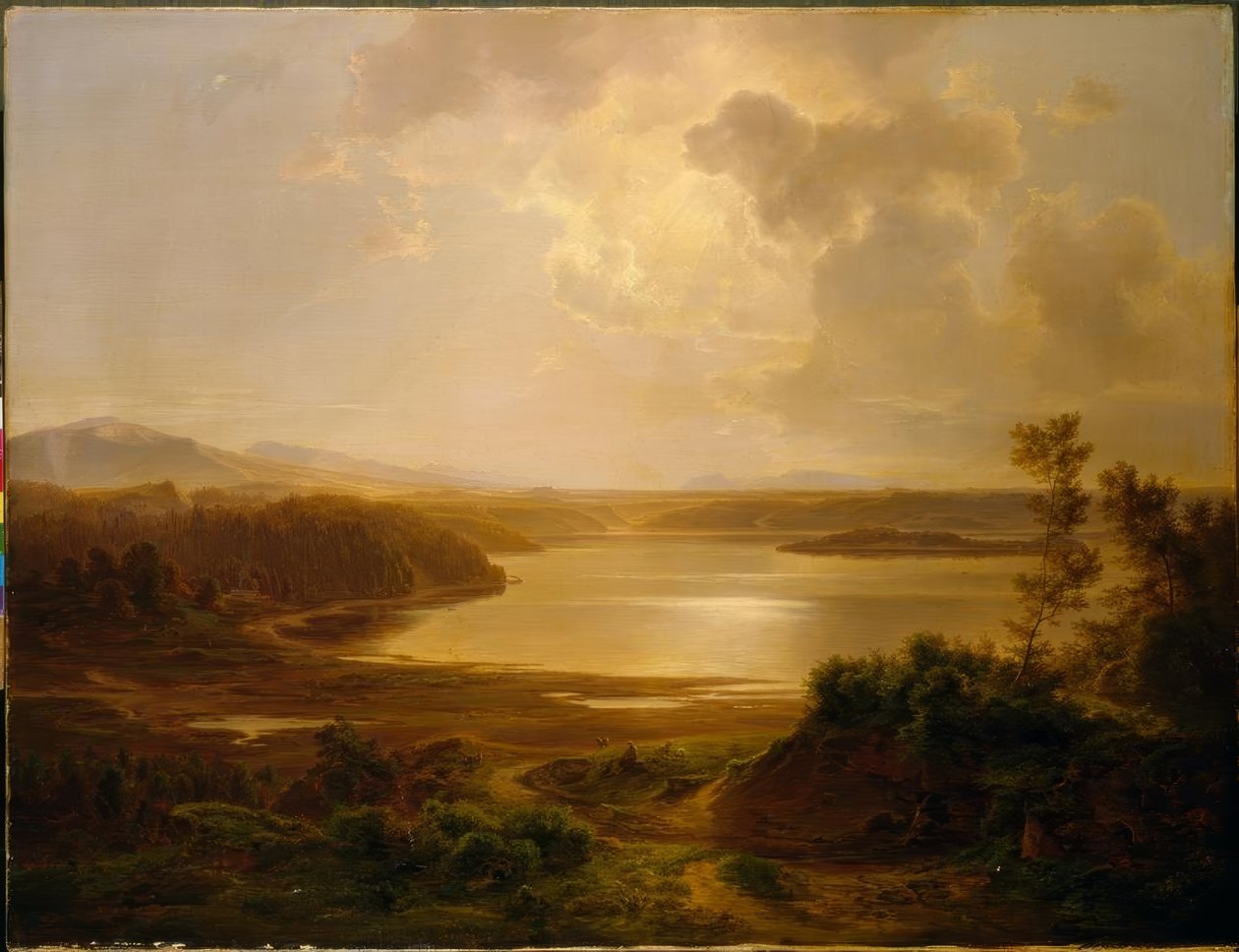 Paisagem italiana de Carl Morgenstern