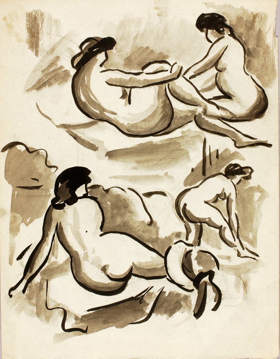 Quatro nus femininos de Carl Newman