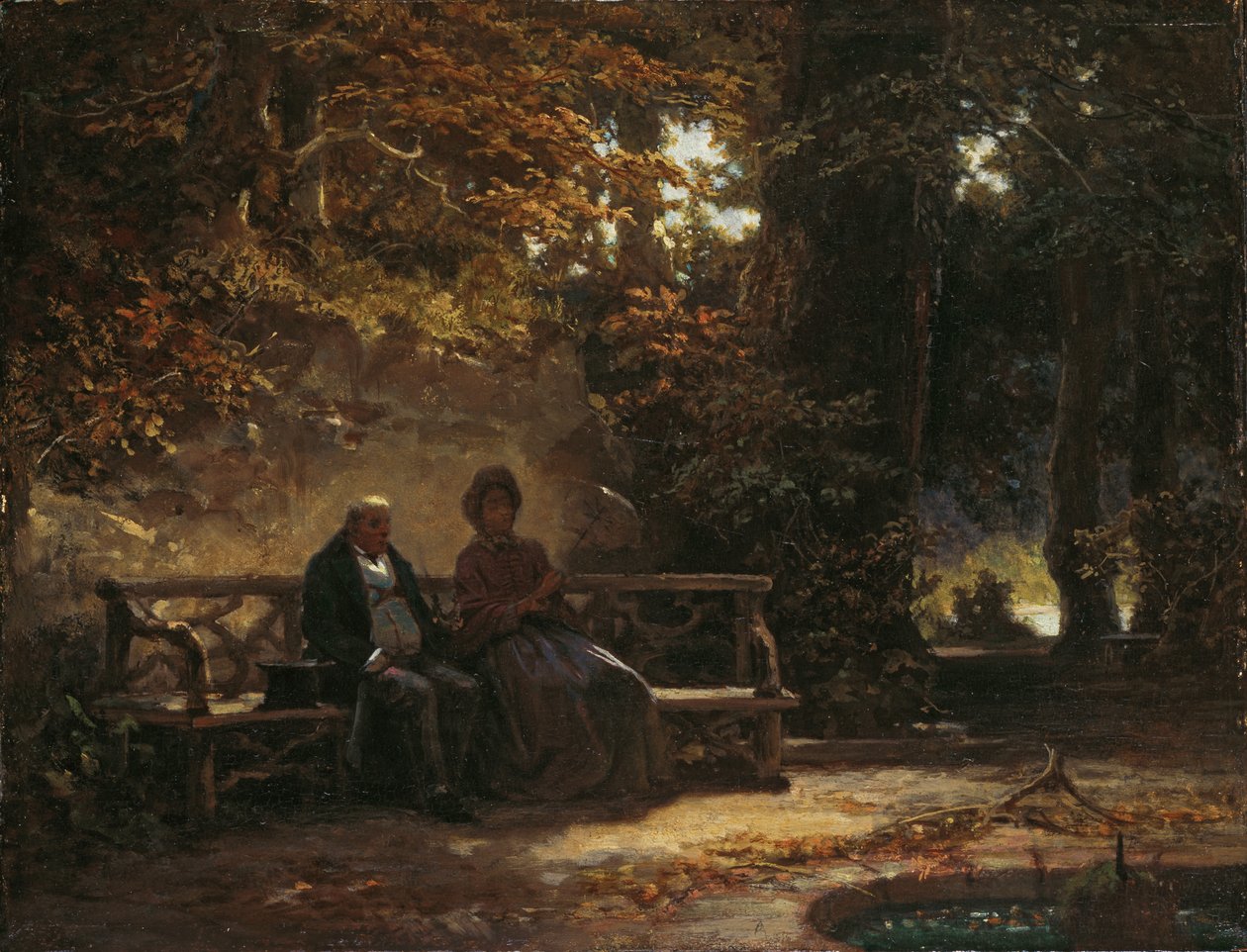 Andadores em repouso de Carl Spitzweg