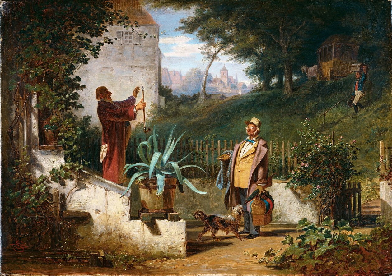 Amigos de infância de Carl Spitzweg