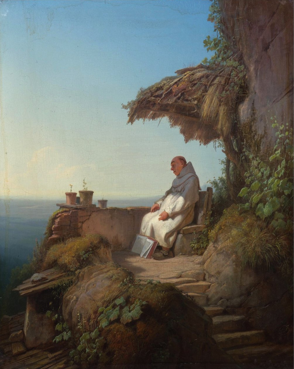 O eremita caído de Carl Spitzweg