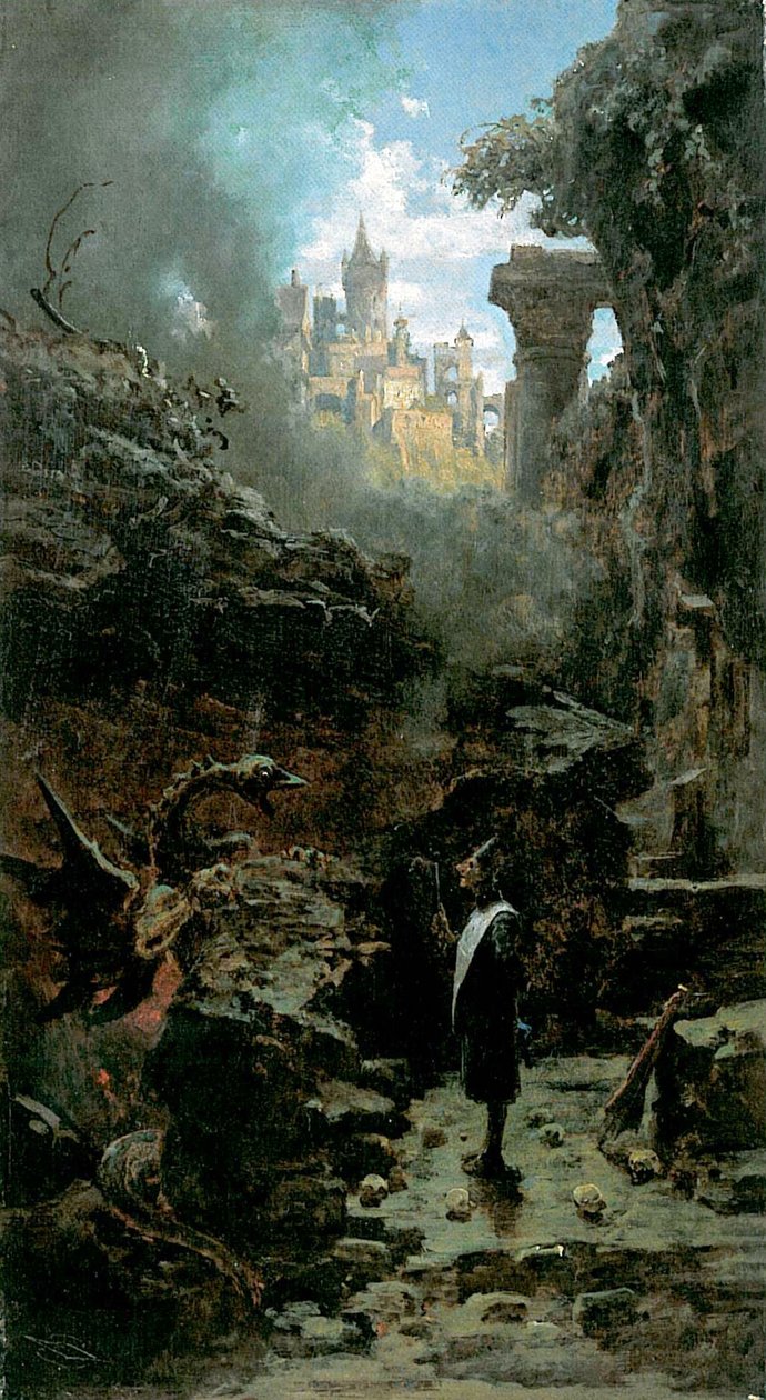 feiticeiro de Carl Spitzweg