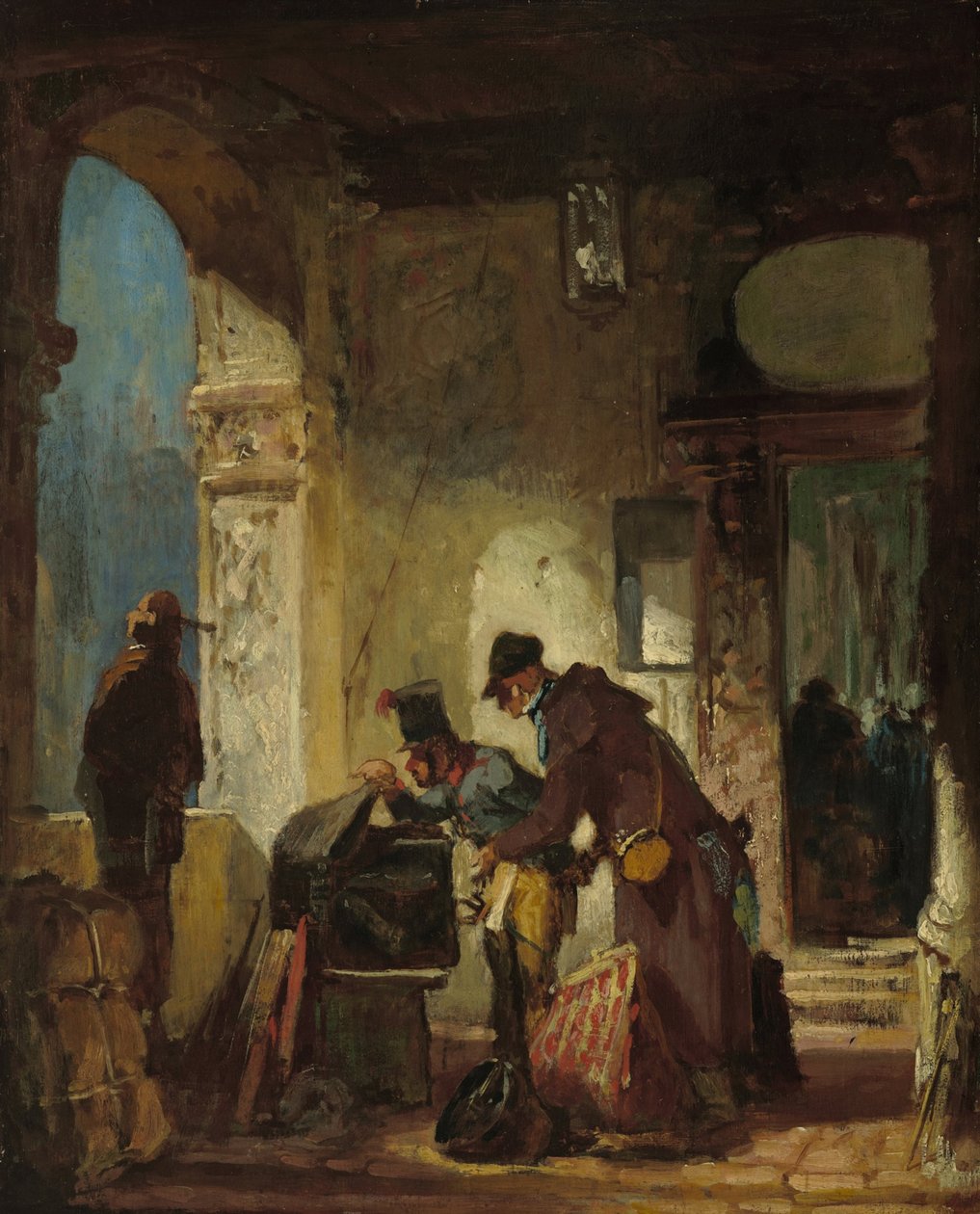 Revisão da Alfândega Papal de Carl Spitzweg
