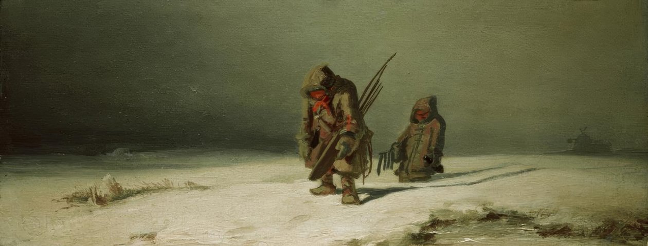 Polargegend (os esquimós) de Carl Spitzweg