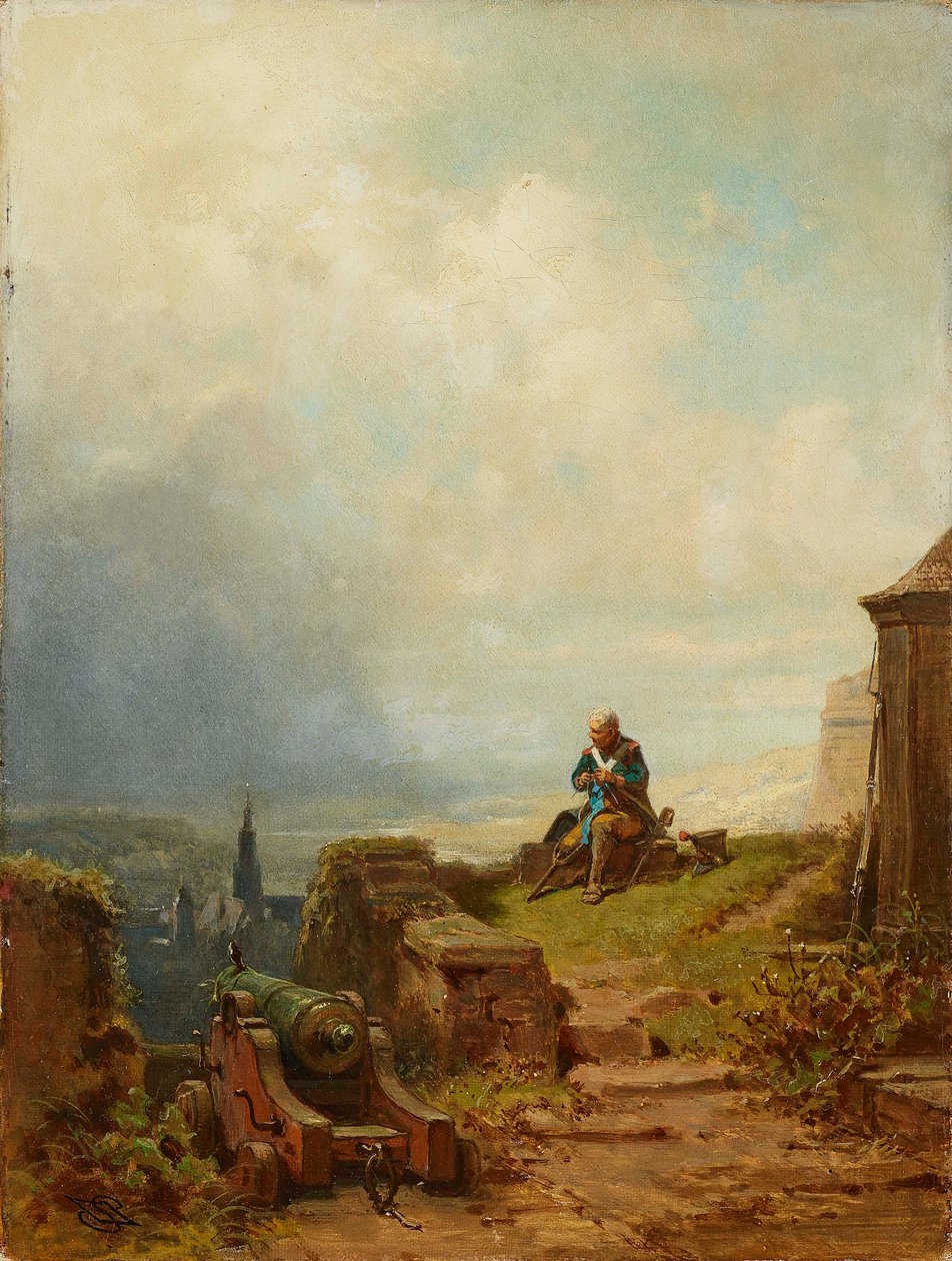 O Veterano, c. 1870. de Carl Spitzweg