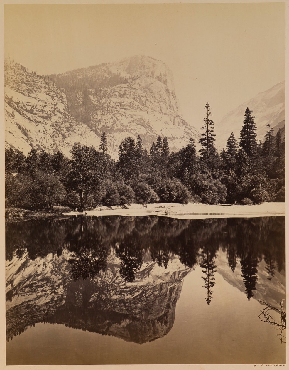 Lago Espelho de Carleton E. Watkins