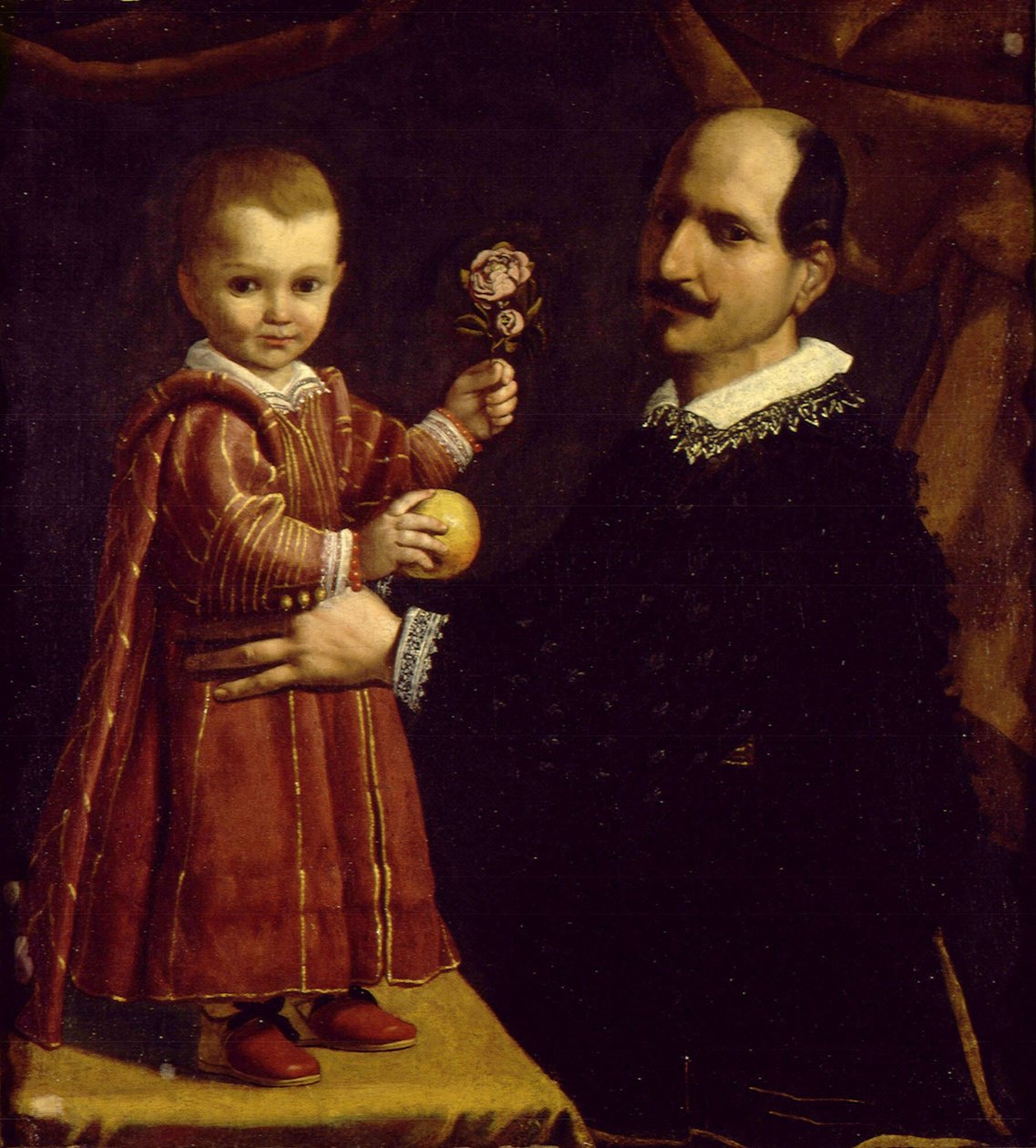 Um homem com uma criança de Carlo Ceresa