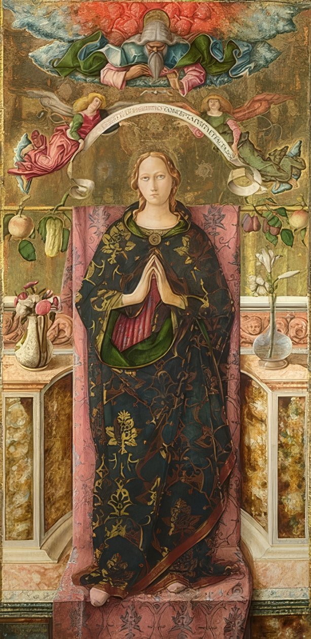 A Imaculada Conceição. 1492 de Carlo Crivelli