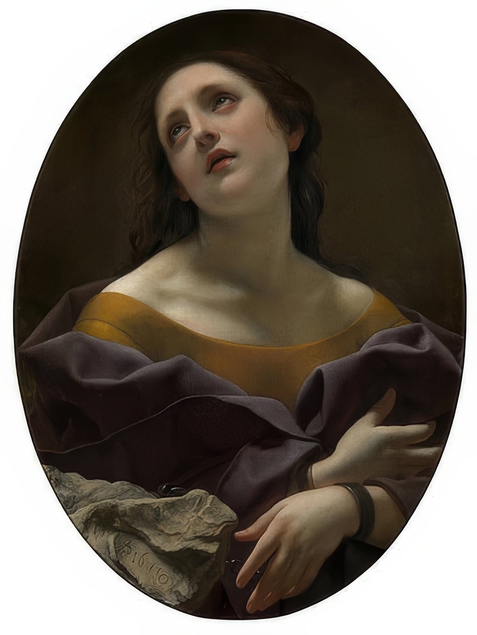 Alegoria de paciência. 1677 de Carlo Dolci