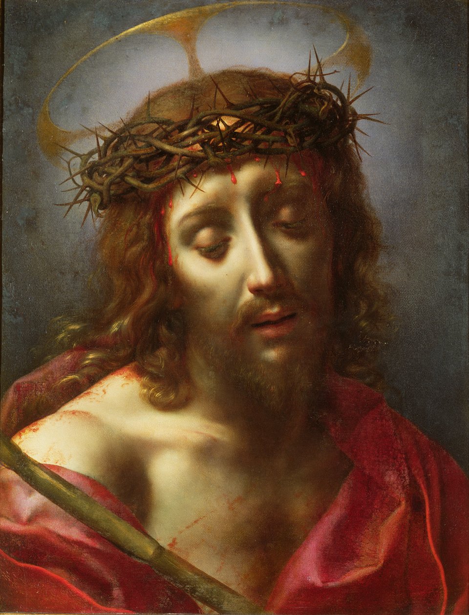 Cristo como o homem das dores de Carlo Dolci
