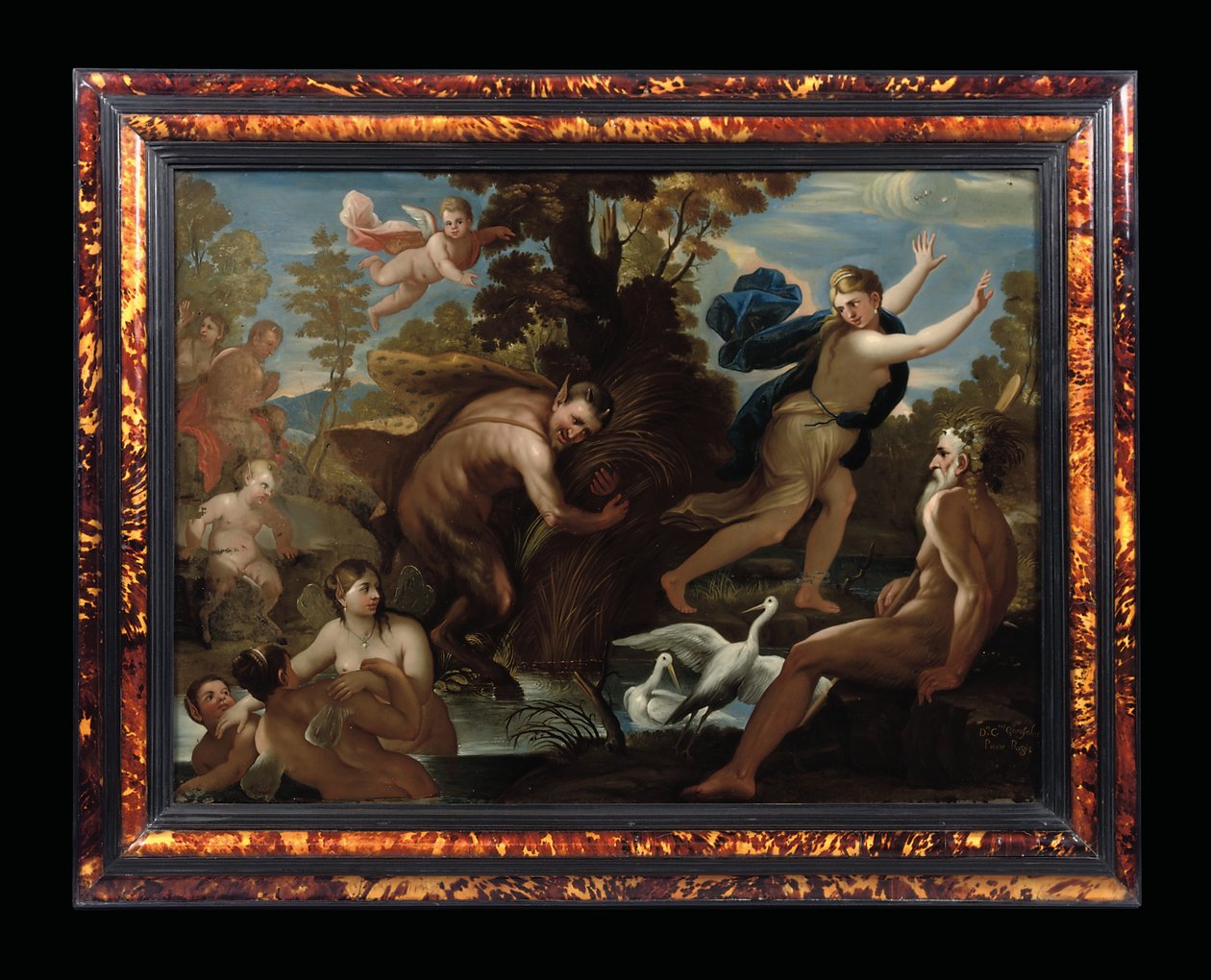 Pan e Syrinx, c.1692-1705 de Carlo Garofalo