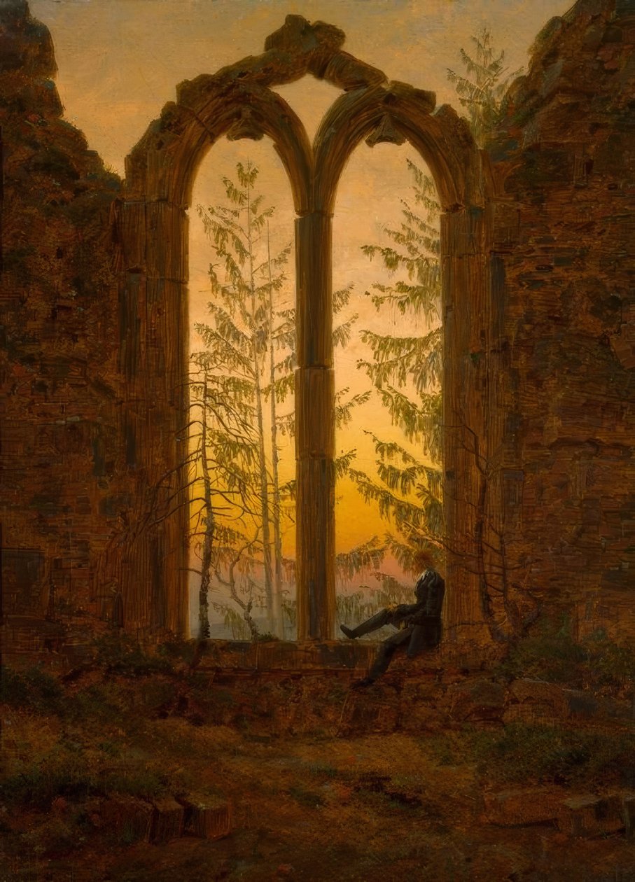 O sonhador de Caspar David Friedrich