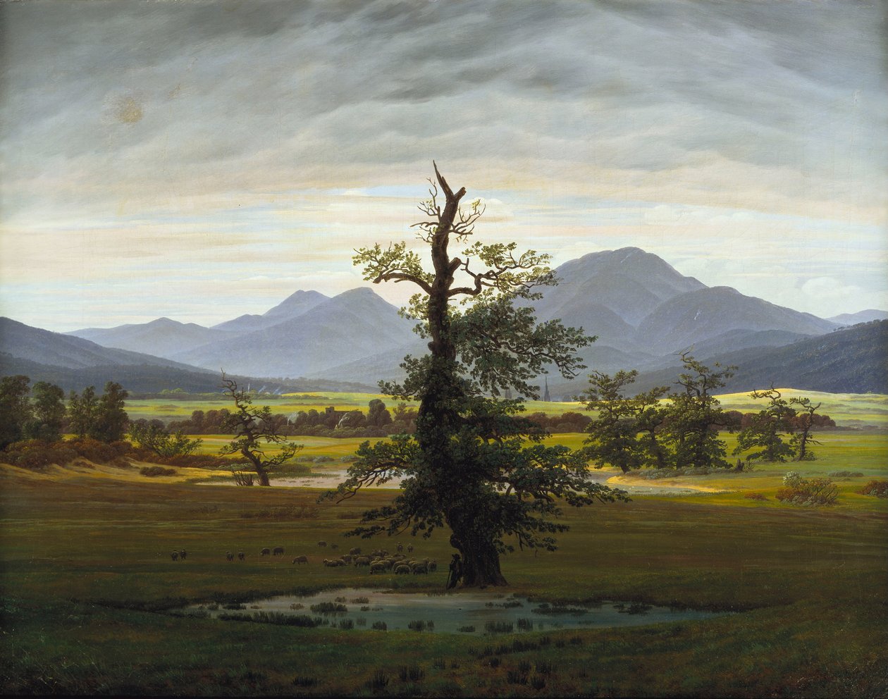 A árvore solitária de Caspar David Friedrich