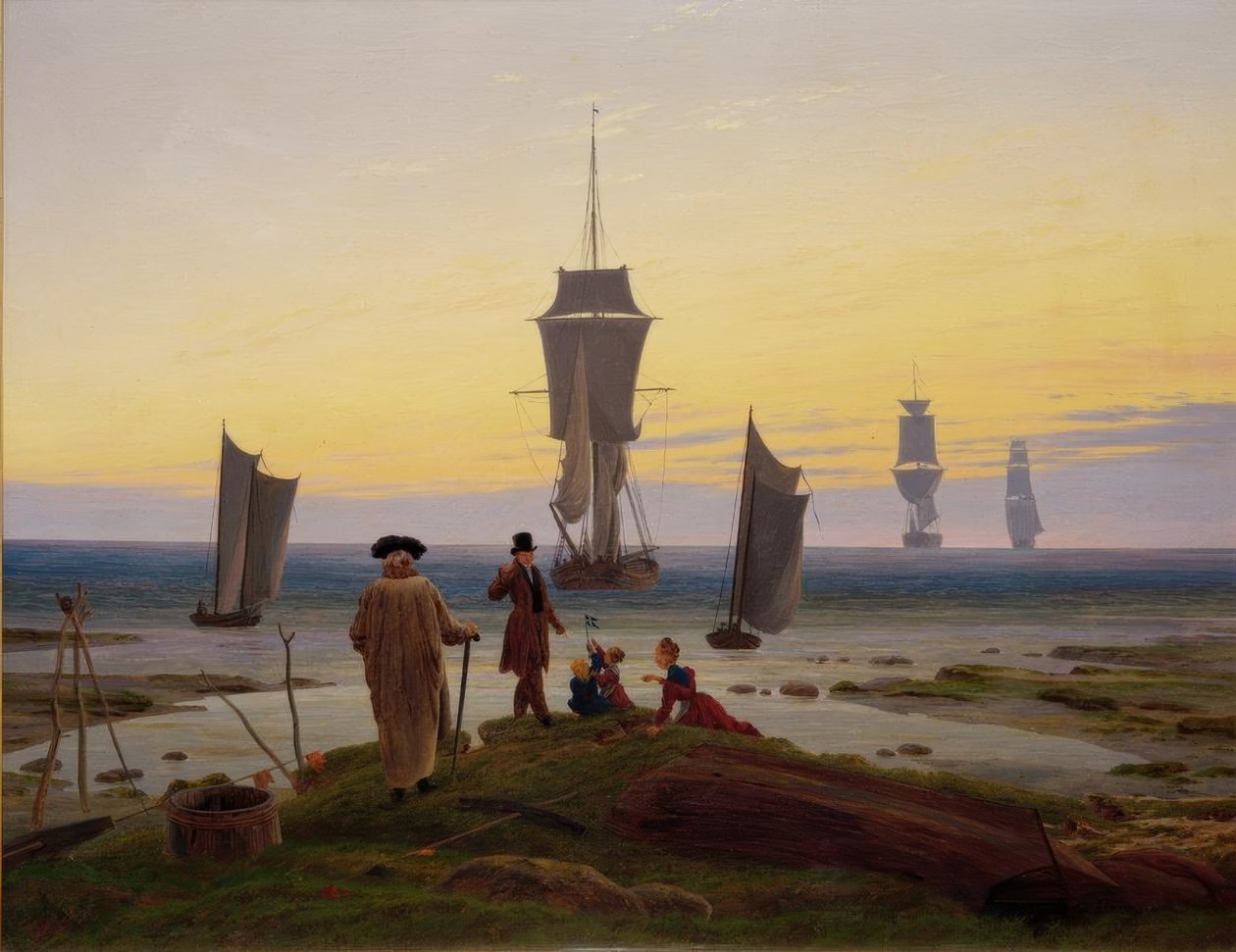 As etapas da vida de Caspar David Friedrich