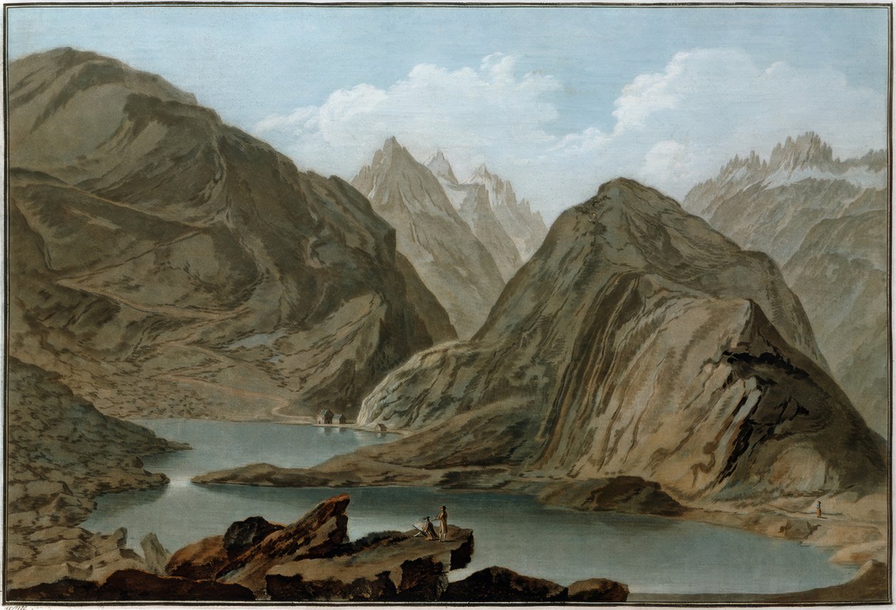 O hospício no Grimsel de Caspar Wolf