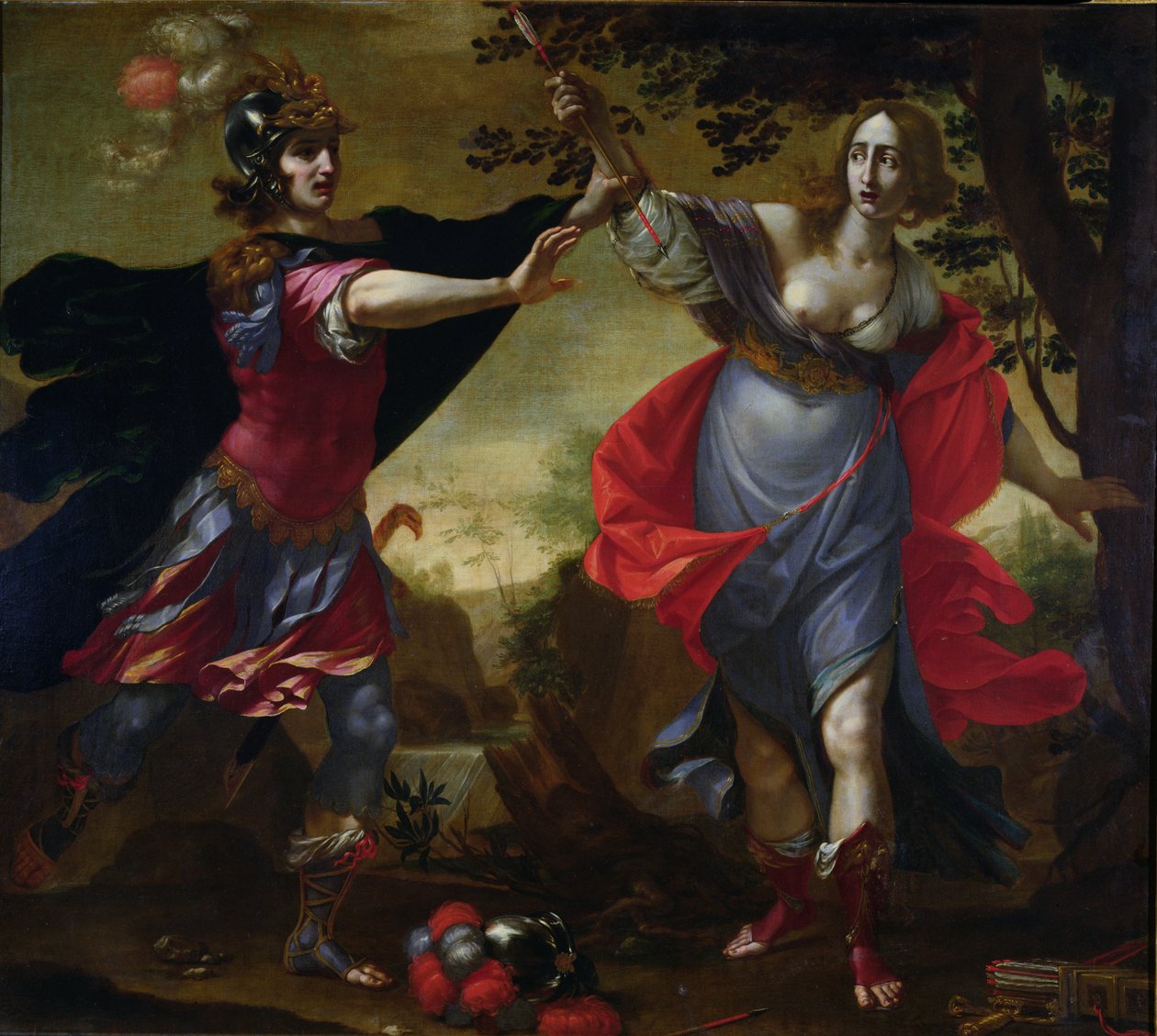 Rinaldo e Armida, c.1630-40 de Cesare Dandini