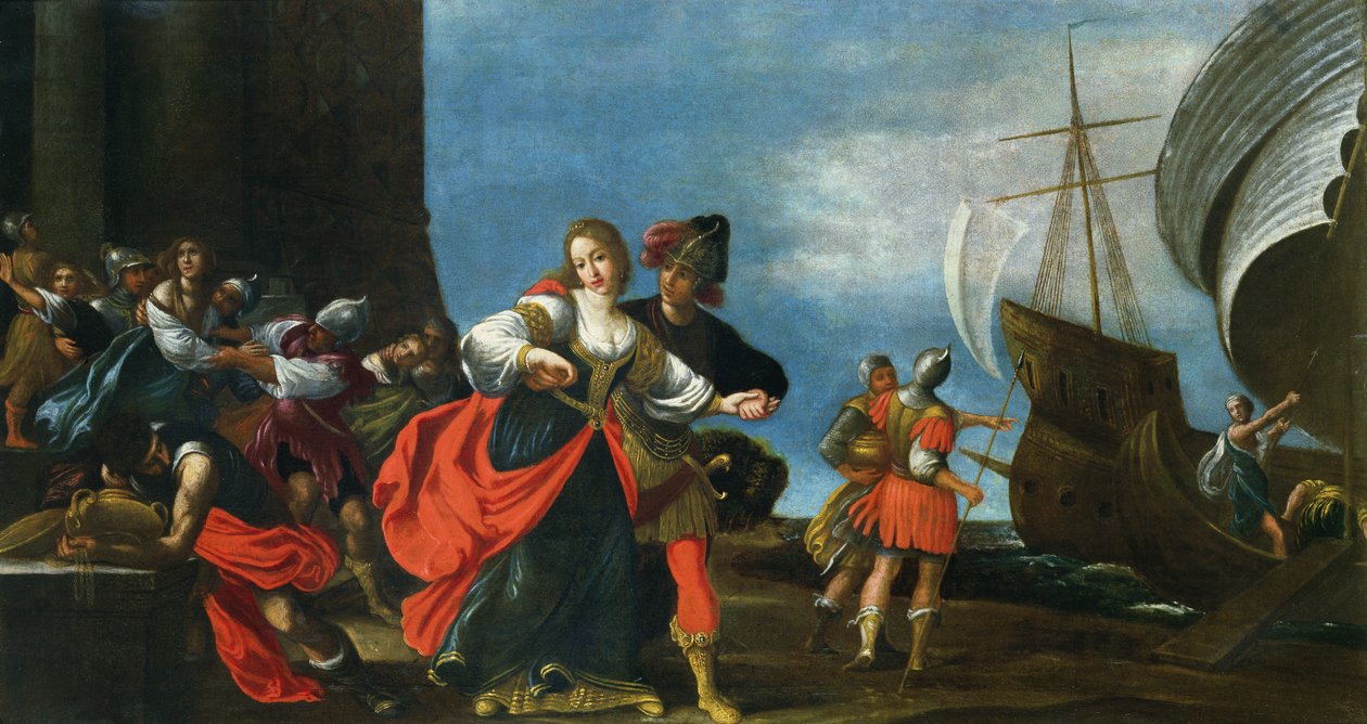 O rapto de Helena de Tróia de Cesare Dandini