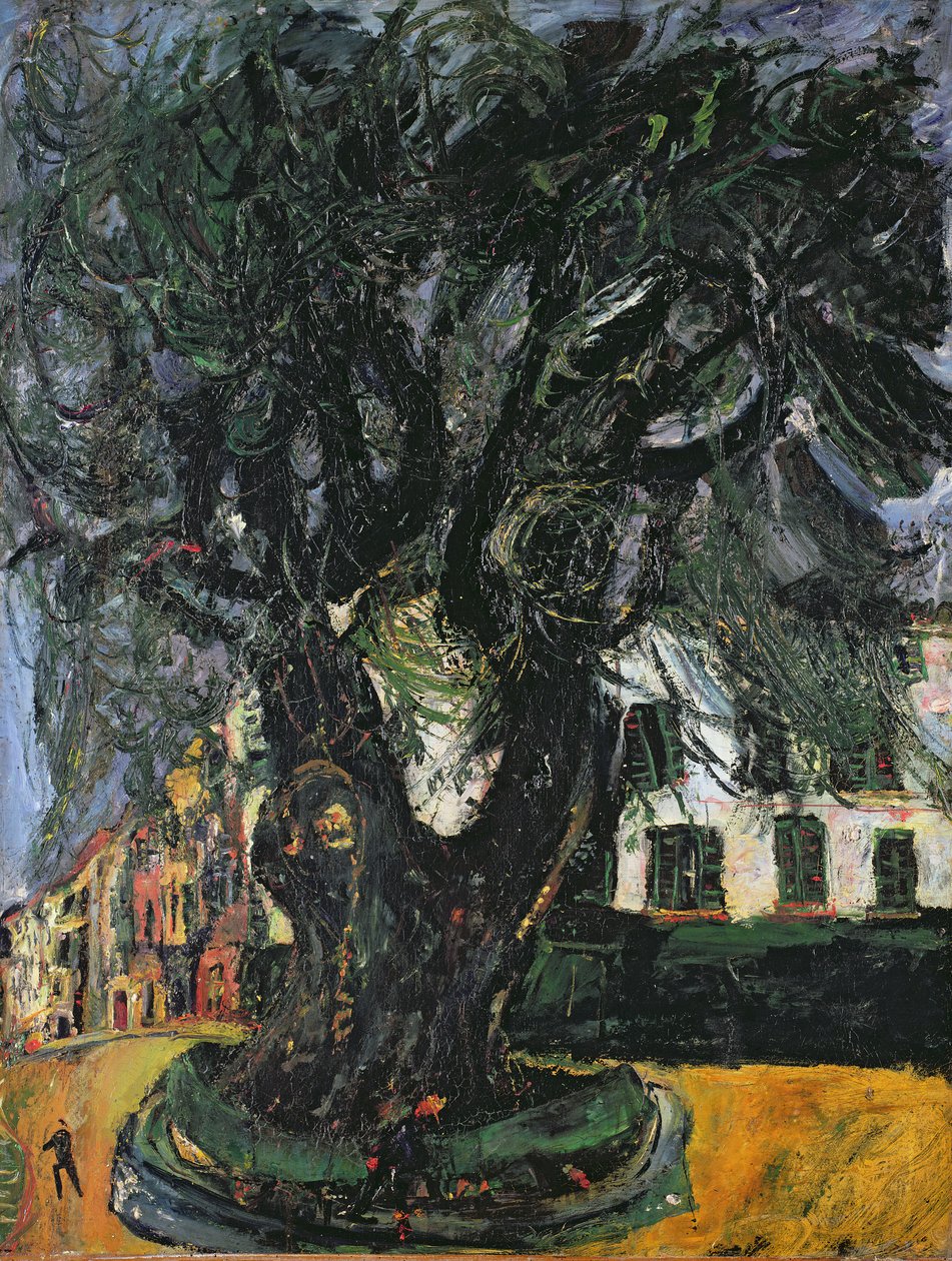 A árvore em Vence, 1929 de Chaim Soutine