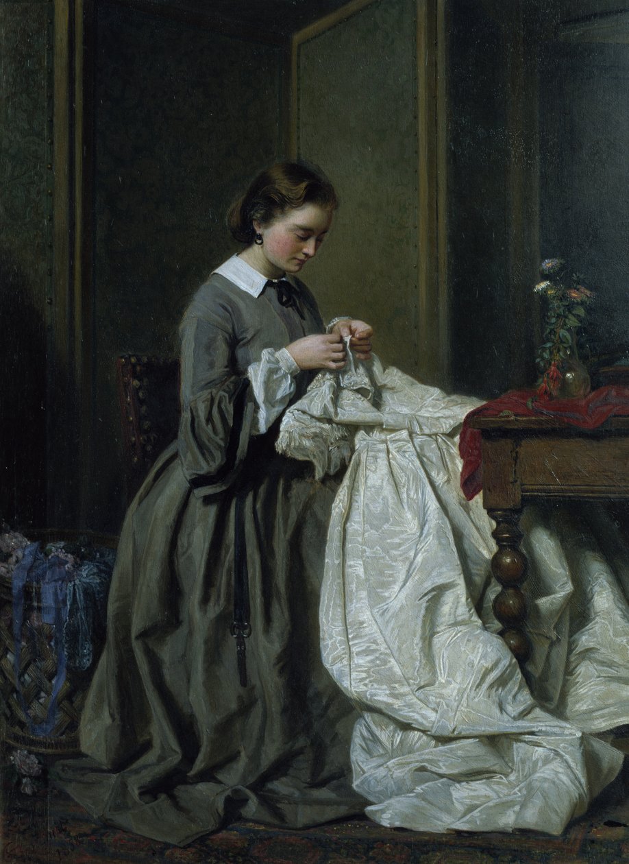 A costureira de Charles Baugniet