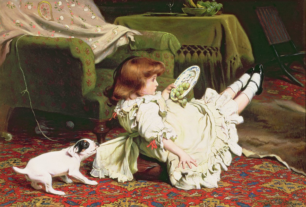 Hora de brincar, 1886 de Charles Burton
