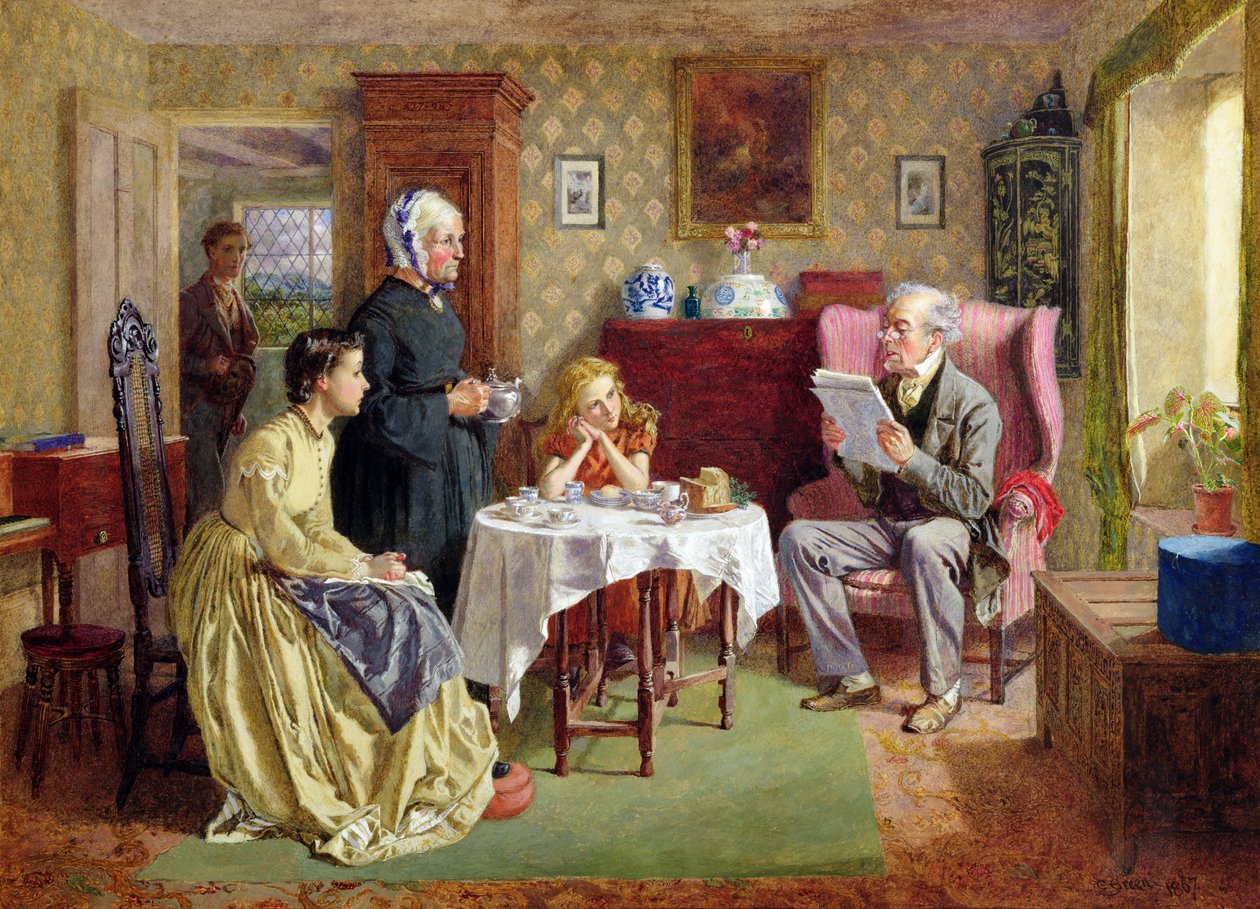 Notícias da guerra, 1867 de Charles Green