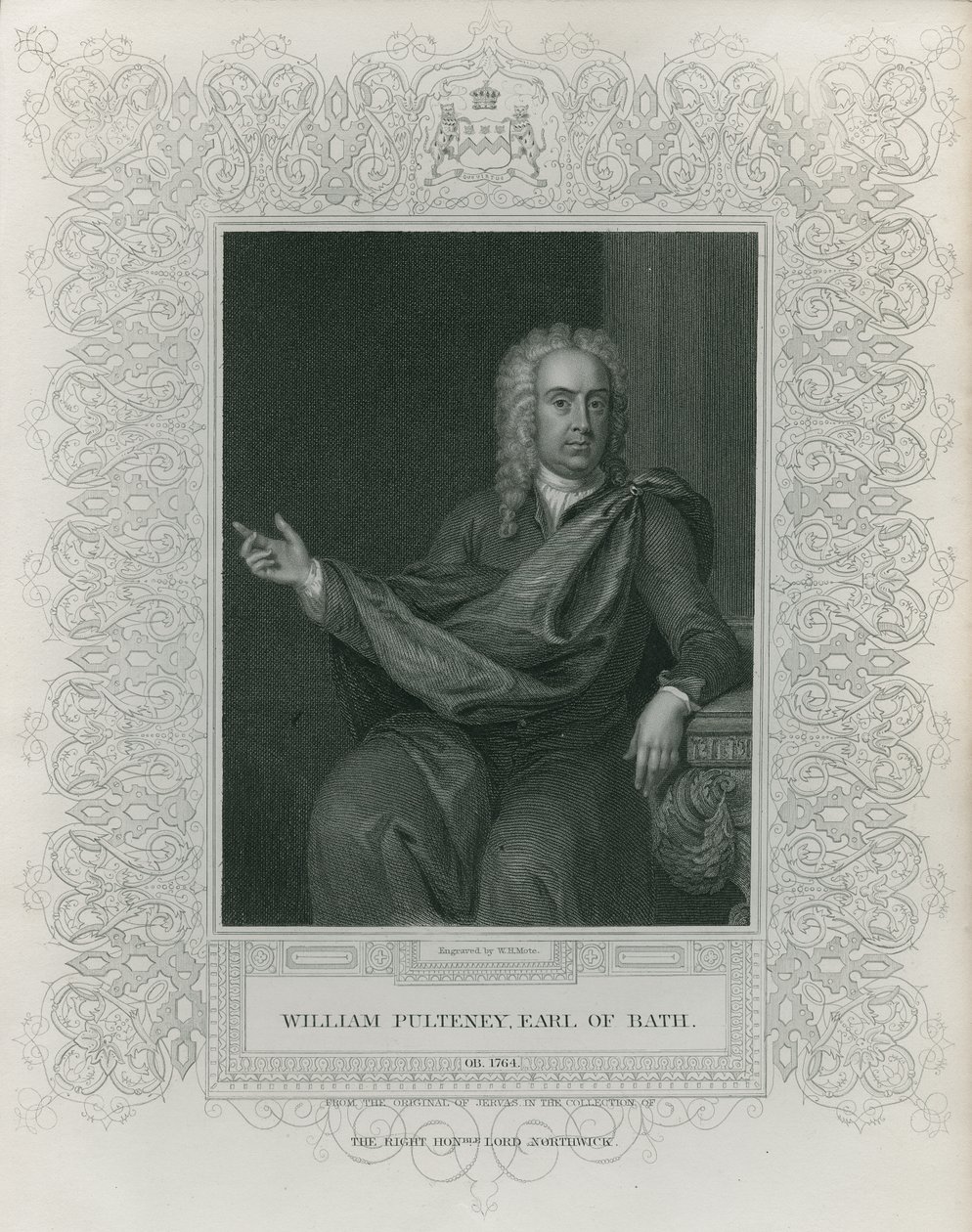 Sir William Pulteney, conde de Bath de Charles Jervas