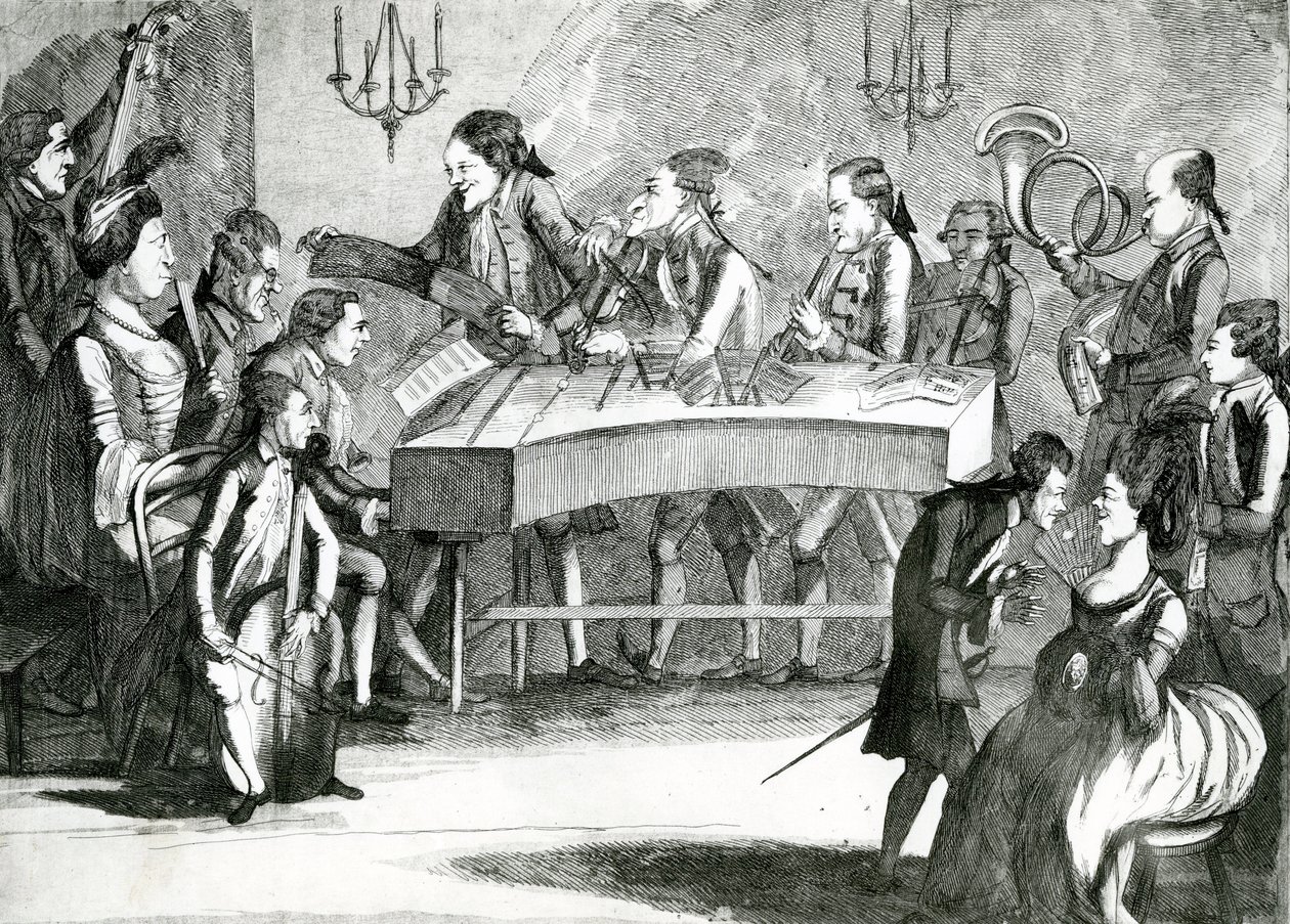 Um concerto de domingo, 1782 de Charles Loraine Smith