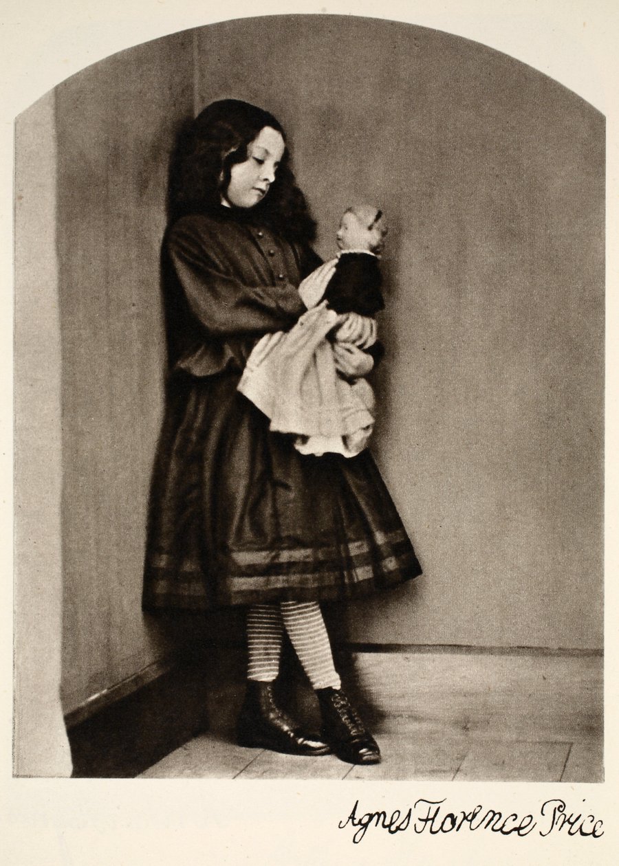 Agnes Florence Price, 7 de outubro de 1863 (foto sépia) de Charles Lutwidge Dodgson