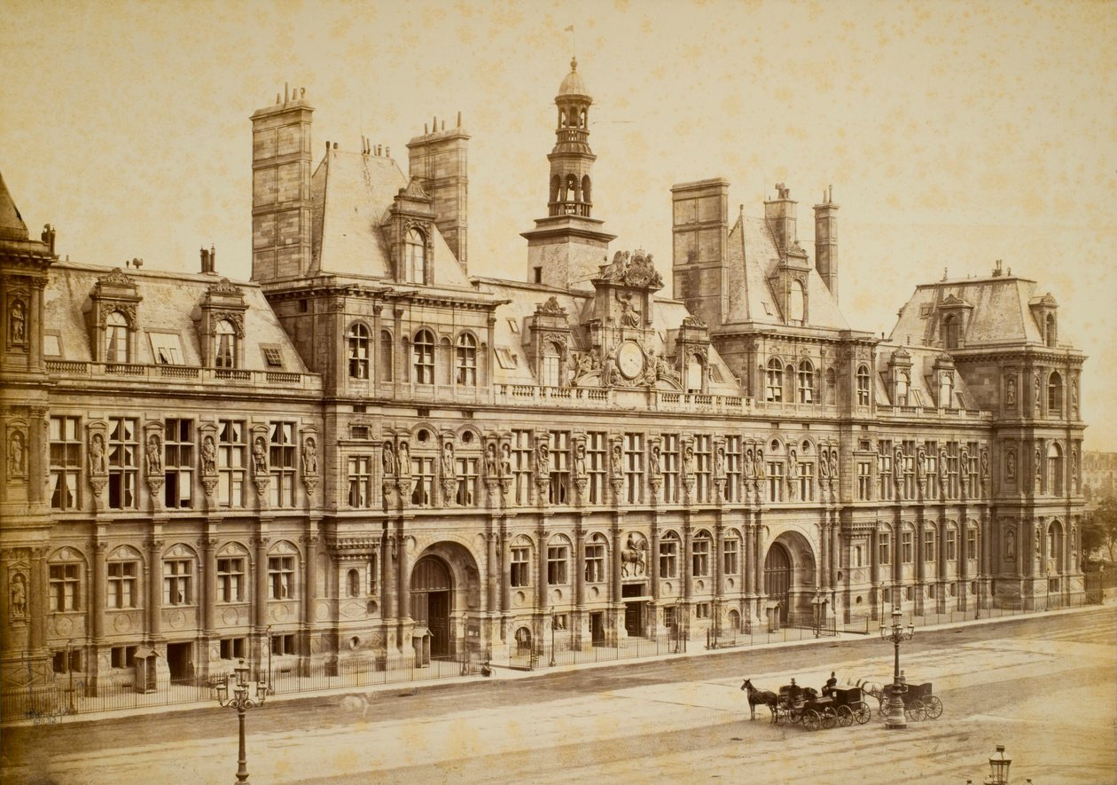 Prefeitura, paris de Charles Marville