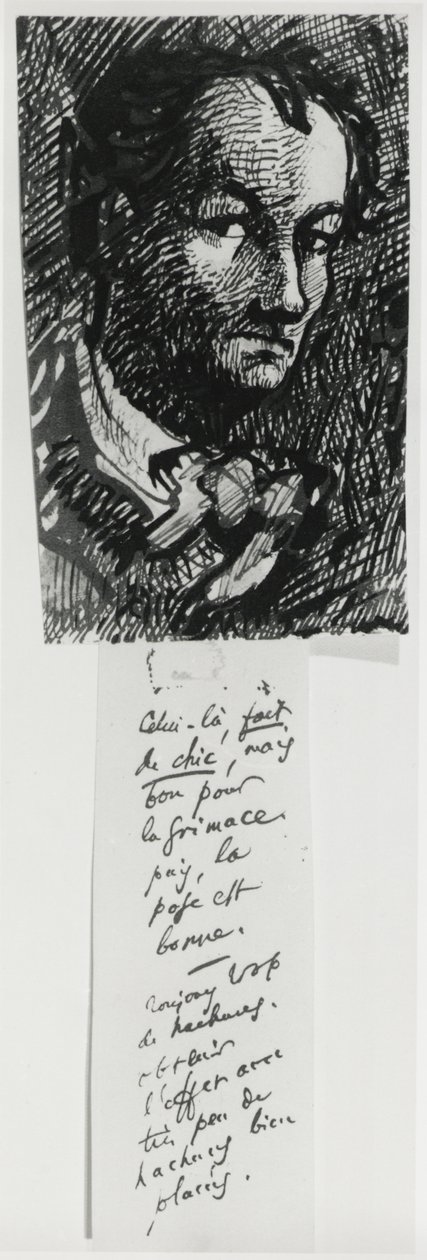 Auto-retrato, de Charles Pierre Baudelaire