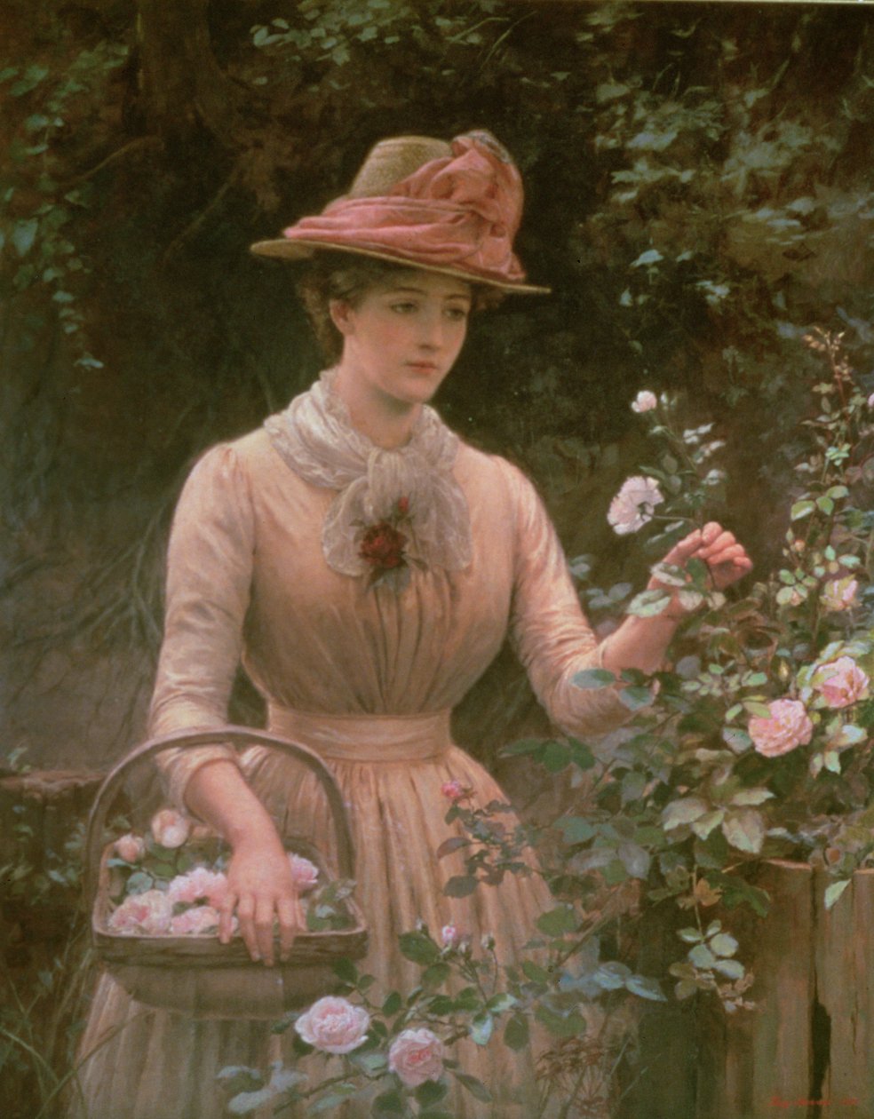 Escolhendo rosas de Charles Sillem Lidderdale