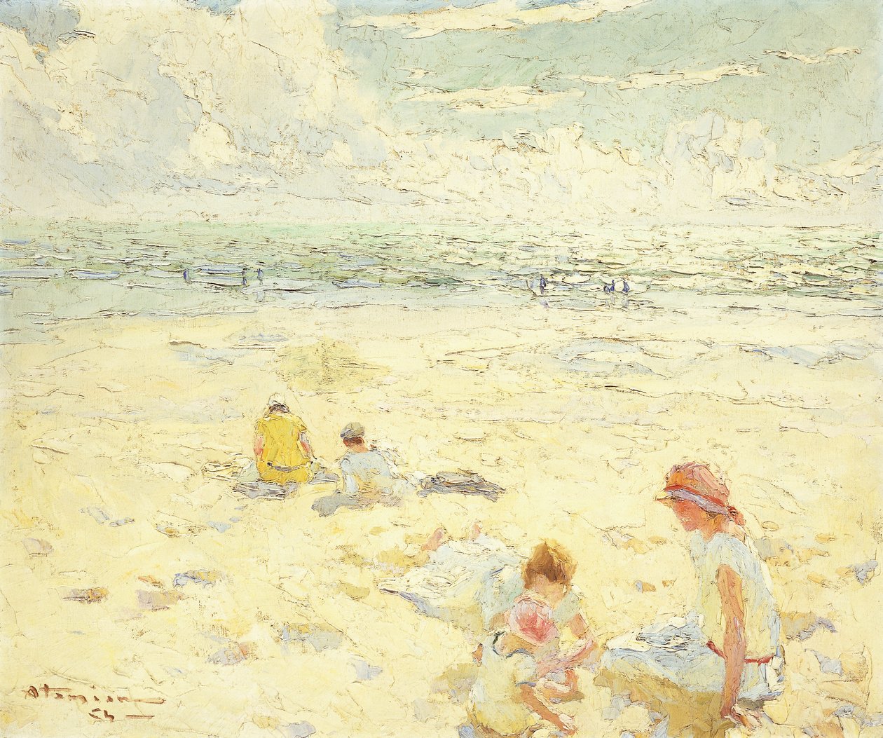 A praia; A praia de Charles Garabed Atamian