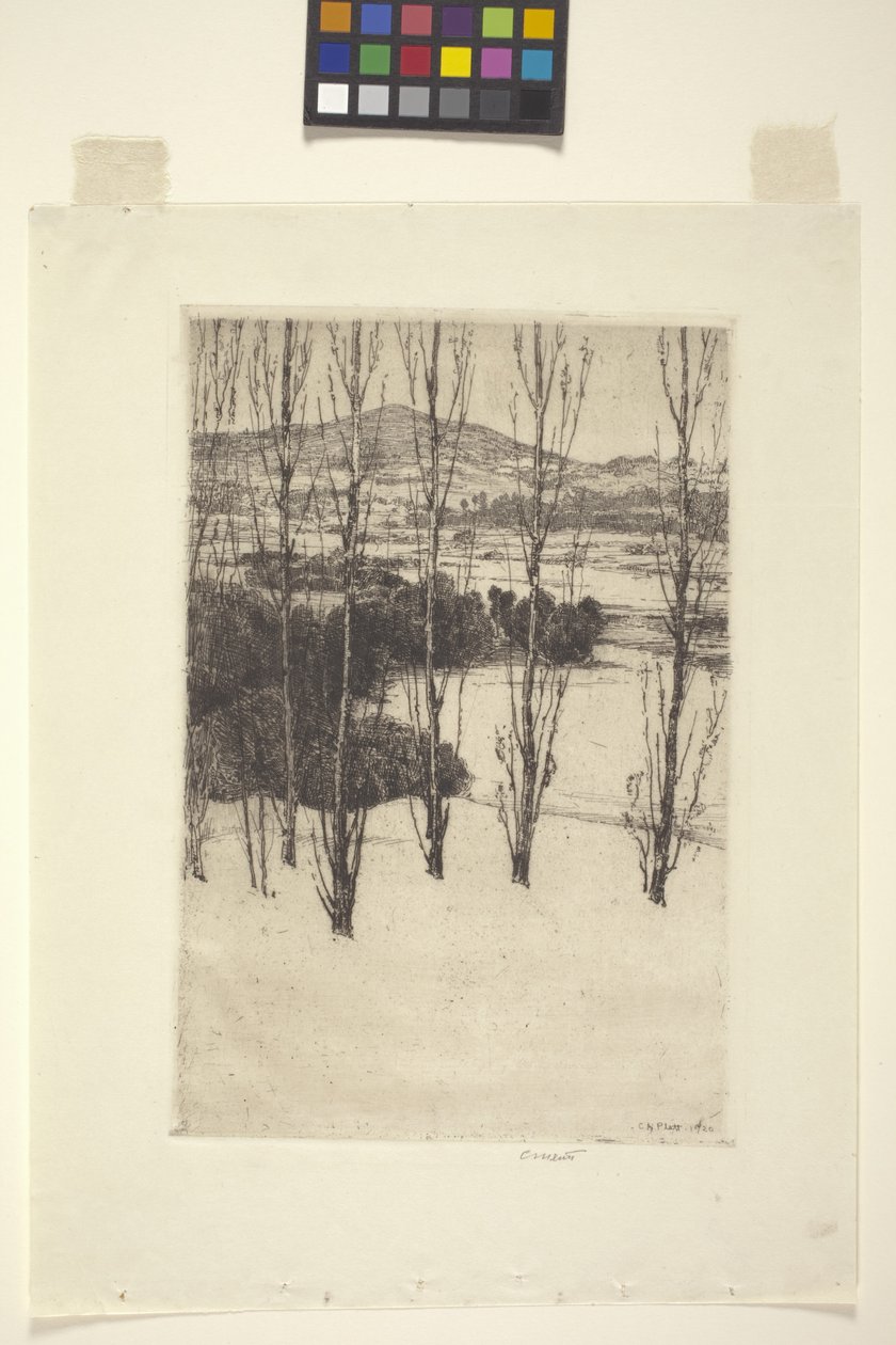 A Montanha (tinta) de Charles Adams Platt