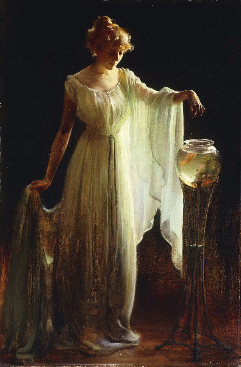 The Goldfish de Charles Courtney Curran