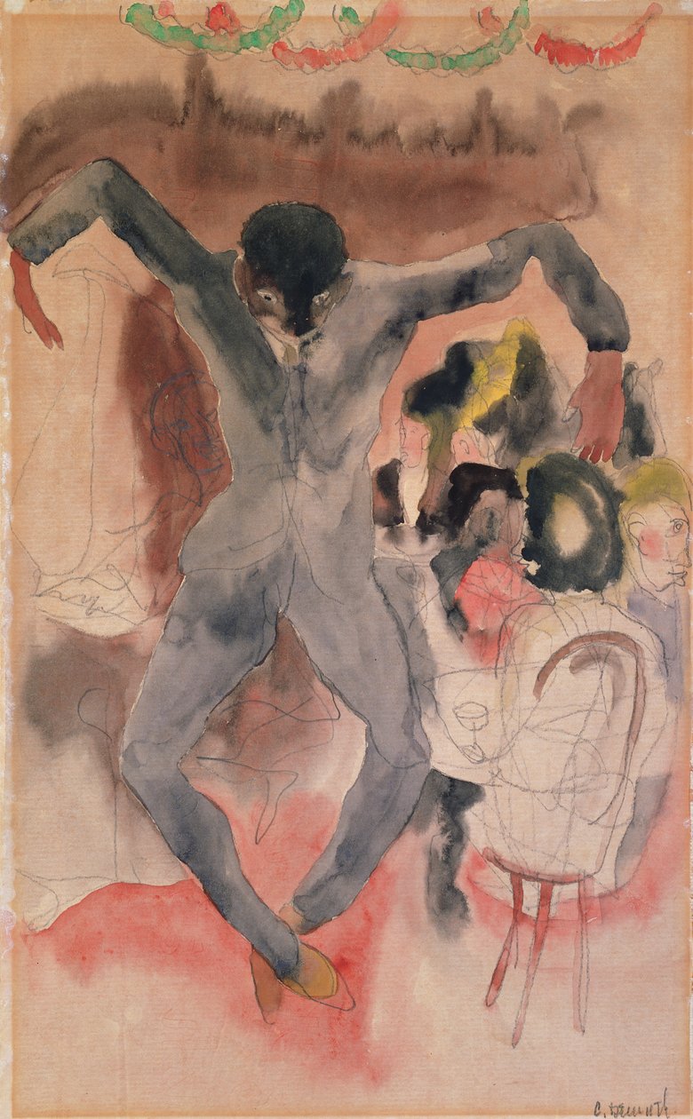 Black Dancing (wc sobre papel) de Charles Demuth